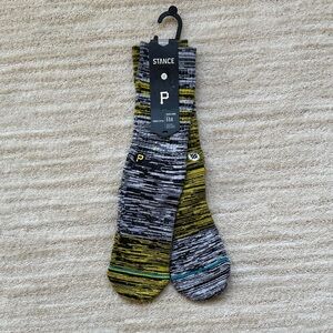 Stance MLB Diamond Collection Pirates Greystone Crew Socks Medium